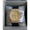  Shop Authentic Guess Princess Crystals Gold Dial Black Silicone Strap Watch For Women - GW0439L2 - Luxxuri