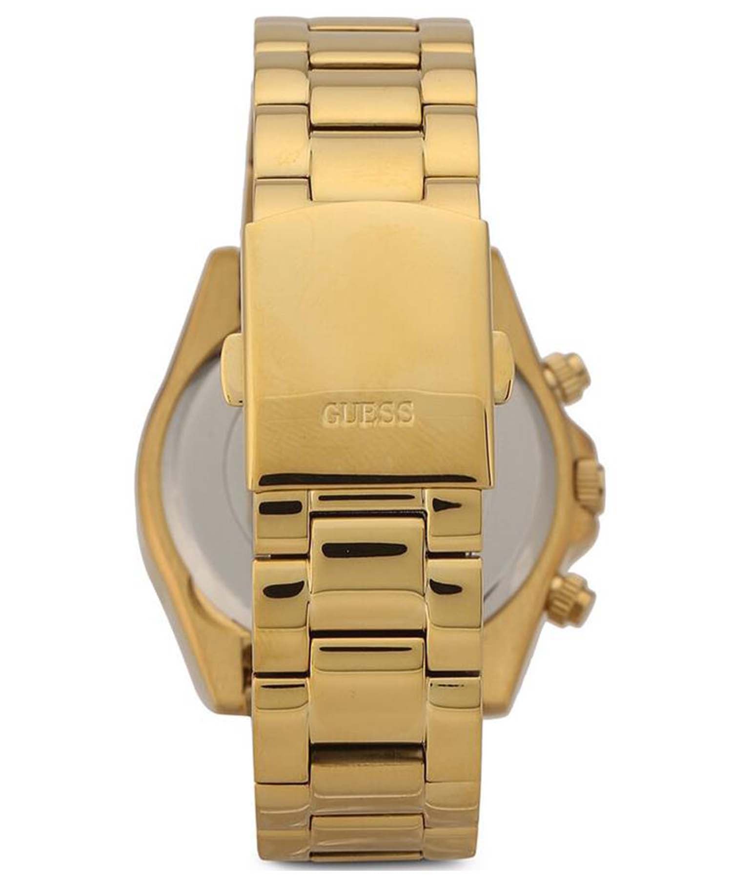  Shop Authentic Guess Exclusive Multi Color White Dial Gold Steel Strap Watch for Women - GW0457L1 - Luxxuri