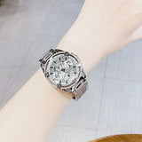  Shop Authentic Guess Queen Quartz Silver Dial Silver Steel Strap Watch For Women - GW0464L1 - Luxxuri