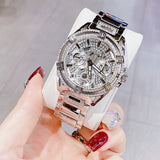  Shop Authentic Guess Queen Quartz Silver Dial Silver Steel Strap Watch For Women - GW0464L1 - Luxxuri