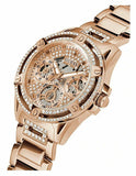  Shop Authentic Guess Queen Multifunction Rose Gold Dial Rose Gold Steel Strap Watch For Women - GW0464L3 - Luxxuri