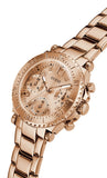  Shop Authentic Guess Cosmic Chronograph Rose Gold Dial Rose Gold Steel Strap Watch for Women - GW0465L2 - Luxxuri