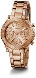  Shop Authentic Guess Cosmic Chronograph Rose Gold Dial Rose Gold Steel Strap Watch for Women - GW0465L2 - Luxxuri