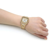  Shop Authentic Guess Deco Quartz Crystals Gold Dial Gold Steel Strap Watch For Women - GW0472L2 - Luxxuri