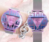  Shop Authentic Guess Iconic Quartz Multicolor Dial Multicolor Mesh Bracelet Watch For Women - GW0479L1 - Luxxuri