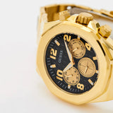  Shop Authentic Guess Empire Quartz Black Dial Gold Steel Strap Watch For Men - GW0489G2 - Luxxuri