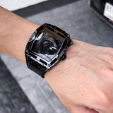  Shop Authentic Guess Legend Black Dial Black Silicone Strap Watch For Men - GW0500G2 - Luxxuri