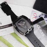  Shop Authentic Guess Legend Black Dial Black Silicone Strap Watch For Men - GW0500G2 - Luxxuri