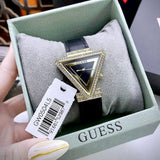  Shop Authentic Guess Fame Quartz Black Dial Black Leather Strap Watch For Women - GW0504L5 - Luxxuri