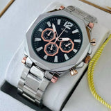  Shop Authentic Guess Edge Chronograph Black Dial Silver Steel Strap Watch For Men - GW0539G1 - Luxxuri