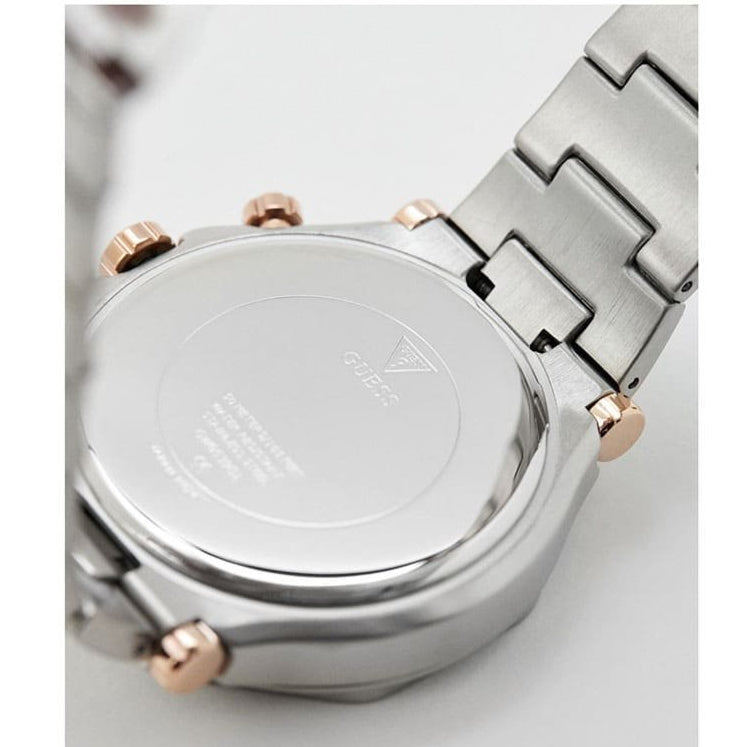  Shop Authentic Guess Edge Chronograph Black Dial Silver Steel Strap Watch For Men - GW0539G1 - Luxxuri