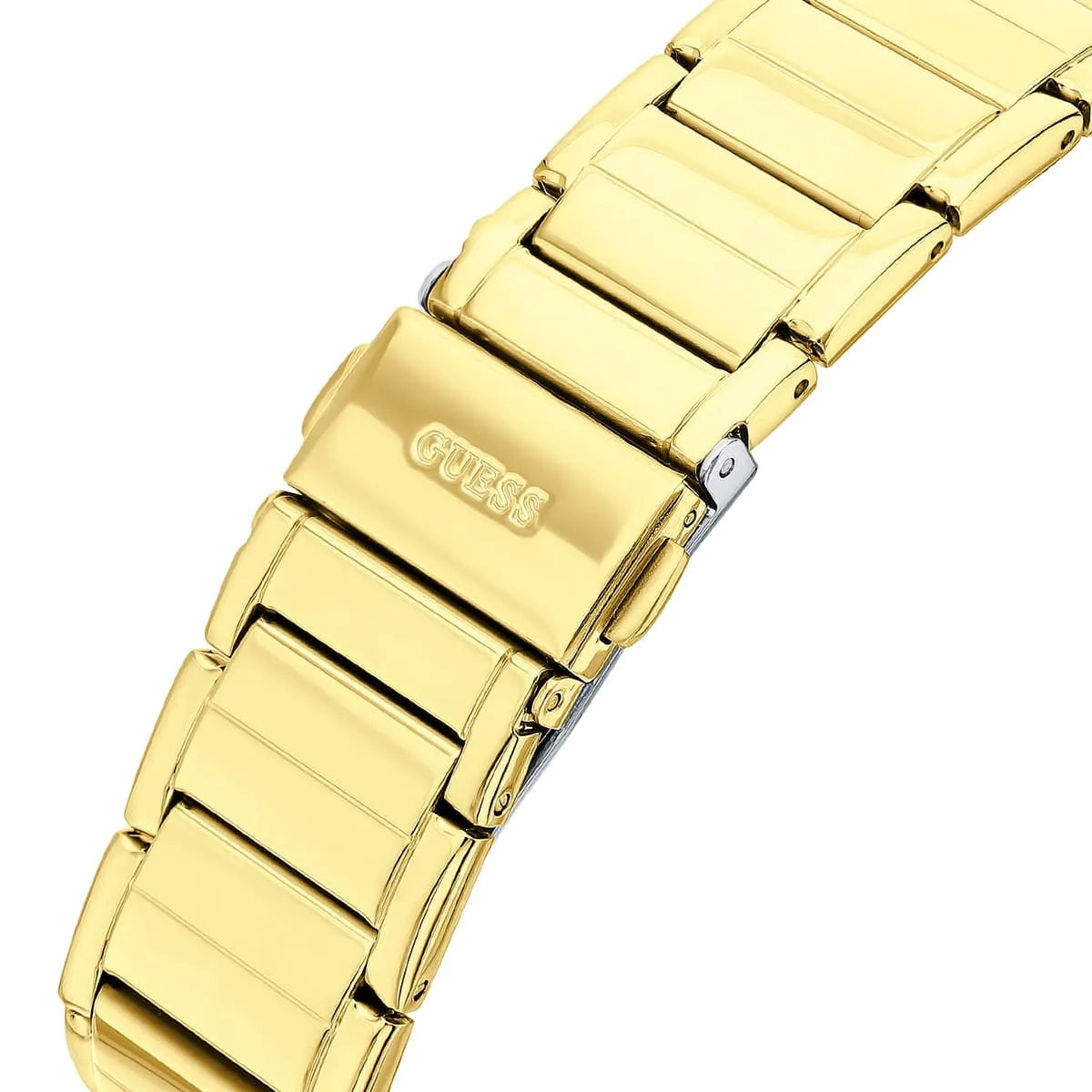  Shop Authentic Guess Fusion Chronograph Gold Dial Gold Steel Strap Watch for Women - GW0552L2 - Luxxuri