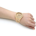  Shop Authentic Guess Duchess Quartz Gold Dial Gold Steel Strap Watch For Women - GW0558L2 - Luxxuri