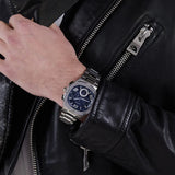  Shop Authentic Guess Headliner Multifunction Blue Dial Silver Steel Strap Watch For Men - GW0572G1 - Luxxuri