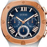  Shop Authentic Guess Headliner Multifunction Blue Dial Two Tone Steel Strap Watch For Men - GW0572G4 - Luxxuri