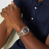  Shop Authentic Guess Headliner Multifunction Blue Dial Two Tone Steel Strap Watch For Men - GW0572G4 - Luxxuri