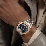  Shop Authentic Guess Headliner Multifunction Blue Dial Two Tone Steel Strap Watch For Men - GW0572G4 - Luxxuri