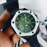  Shop Authentic Guess Formula Chronograph Black Dial Black Silicone Strap Watch For Men - GW0579G1 - Luxxuri