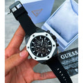  Shop Authentic Guess Formula Chronograph Black Dial Black Silicone Strap Watch For Men - GW0579G1 - Luxxuri