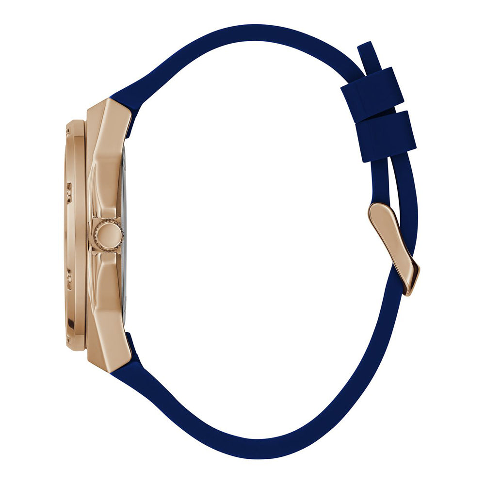  Shop Authentic Guess Asteria Multifunction Blue Dial Blue Rubber Strap Watch For Women - GW0620L3 - Luxxuri