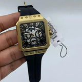  Shop Authentic Guess Leo Multifunction Black Dial Black Silicone Strap Watch For Men - GW0637G2 - Luxxuri
