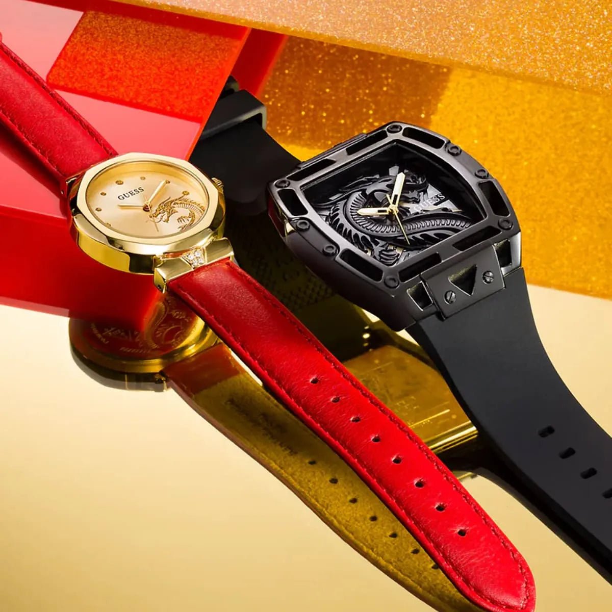  Shop Authentic Guess Legend Analog Black Dial Black Rubber Strap Watch For Men - GW0648G1 - Luxxuri