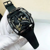  Shop Authentic Guess Legend Analog Black Dial Black Rubber Strap Watch For Men - GW0648G1 - Luxxuri