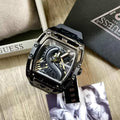  Shop Authentic Guess Legend Analog Black Dial Black Rubber Strap Watch For Men - GW0648G1 - Luxxuri