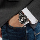  Shop Authentic Guess Equity Analog Black Dial Silver Steel Strap Watch For Men - GW0703G1 - Luxxuri