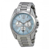  Shop Authentic Michael Kors Bradshaw Chronograph Blue Dial Silver Steel Strap Watch For Women - MK6098 - Luxxuri