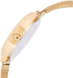  Shop Authentic Guess Chiffon Gold Dial Gold Mesh Bracelet Watch For Women - W1083L2 - Luxxuri