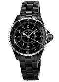  Shop Authentic Chanel J12 Quartz Black Dial Black Steel Strap Watch for Women - J12 H5695 - Luxxuri