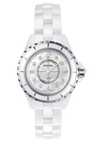  Shop Authentic Chanel J12 Diamonds Quartz Mother of Pearl White Dial White Steel Strap Watch for Women - J12 H2570 - Luxxuri