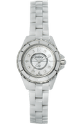  Shop Authentic Chanel J12 Diamonds Quartz Mother of Pearl White Dial White Steel Strap Watch for Women - J12 H2570 - Luxxuri