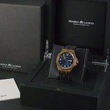  Shop Authentic Maurice Lacroix Aikon Date Limited Edition Blue Dial Blue Leather Strap Watch For Men - AI1028-BRZ01-420-1 - Luxxuri