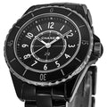  Shop Authentic Chanel J12 Quartz Black Dial Black Steel Strap Watch for Women - J12 H5695 - Luxxuri