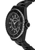  Shop Authentic Chanel J12 Quartz Black Dial Black Steel Strap Watch for Women - J12 H5695 - Luxxuri