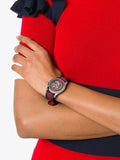  Shop Authentic Gucci Le Marche Des Merveilles Blue Red Dial Blue Red Nylon Strap Unisex Watch - YA126493 - Luxxuri