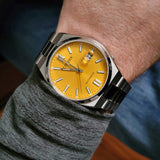  Shop Authentic Citizen Tsuyosa Automatic Yellow Dial Silver Steel Strap Watch for Men - NJ0150-81Z - Luxxuri