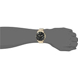  Shop Authentic Fossil Inscription Automatic Black Dial Gold Steel Strap Watch for Men - FS5267 - Luxxuri