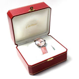 Shop Authentic Cartier Ballon Bleu De Cartier Pink Dial Pink Leather Strap Watch for Women - WSBB0007 - Luxxuri
