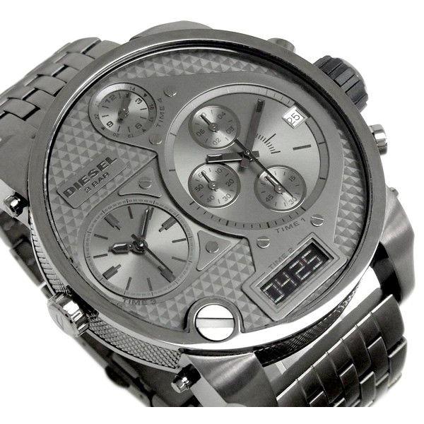  Shop Authentic Diesel Mr Daddy 1.0 Gray Dial Gray Stainless Steel Watch For Men - DZ7247 - Luxxuri
