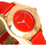  Shop Authentic Marc Jacobs Blade Red Dial Red Leather Strap Watch for Women - MBM1210 - Luxxuri