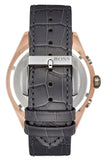  Shop Authentic Hugo Boss Onyx Chronograph Grey Dial Black Leather Strap Watch For Men - HB1513366 - Luxxuri