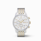  Shop Authentic Hugo Boss Navigator White Dial Two Tone Steel Strap Watch for Men - 1513499 - Luxxuri