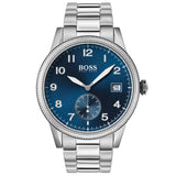  Shop Authentic Hugo Boss Legacy Blue Dial Silver Steel Strap Watch for Men - 1513707 - Luxxuri