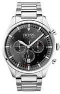  Shop Authentic Hugo Boss Pioneer Black Dial Silver Steel Strap Watch for Men - 1513712 - Luxxuri