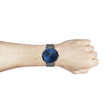  Shop Authentic Hugo Boss Horizon Blue Dial Black Mesh Bracelet Watch for Men - 1513734 - Luxxuri