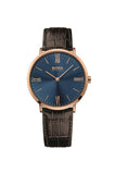  Shop Authentic Hugo Boss Classic Jackson Blue Dial Brown Leather Strap Watch for Men - 1513458 - Luxxuri
