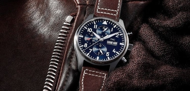  Shop Authentic IWC Pilot’s Watch Chronograph Edition “Le Petit Prince” Blue Dial Brown Leather Strap Watch for Men - IW377714 - Luxxuri